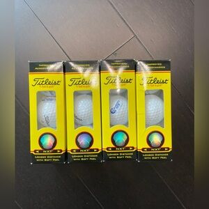 Titleist Golf Balls High Performance NXT Tour Dual Core Design One Sleeve 3-Pack